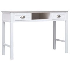 Rašomasis stalas, 110x45x76 cm, baltas kaina ir informacija | Kompiuteriniai, rašomieji stalai | pigu.lt