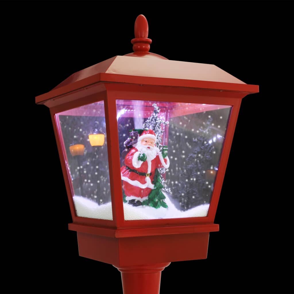 Kalėdinis gatvės šviestuvas, raudonas цена и информация | Dekoracijos šventėms | pigu.lt
