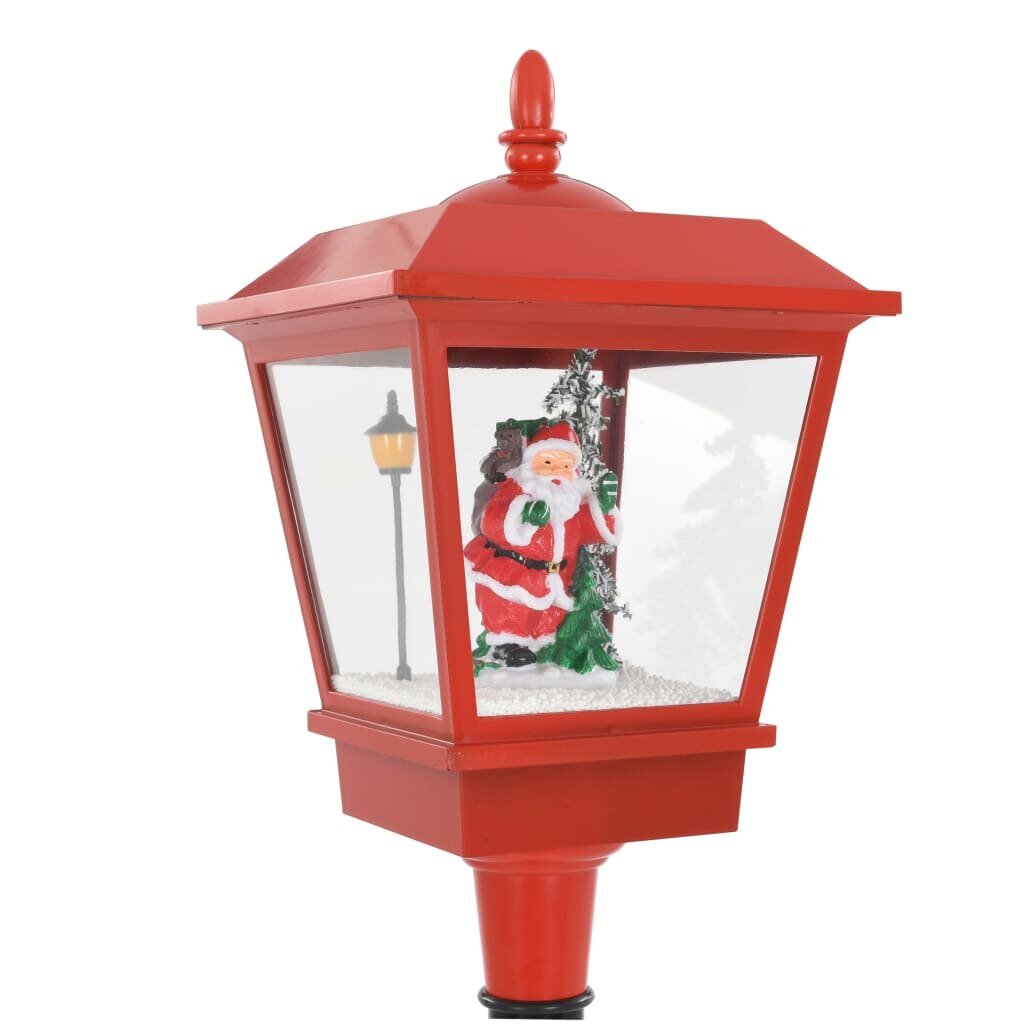 Kalėdinis gatvės šviestuvas, raudonas цена и информация | Dekoracijos šventėms | pigu.lt