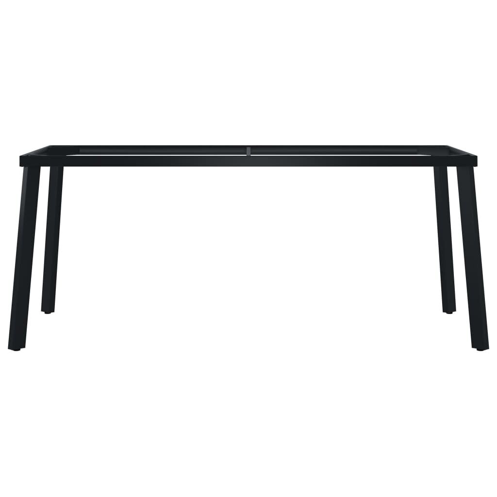 Valgomojo stalo rėmas, 180x80x72 cm, su V formos kojomis kaina ir informacija | Kiti priedai baldams | pigu.lt