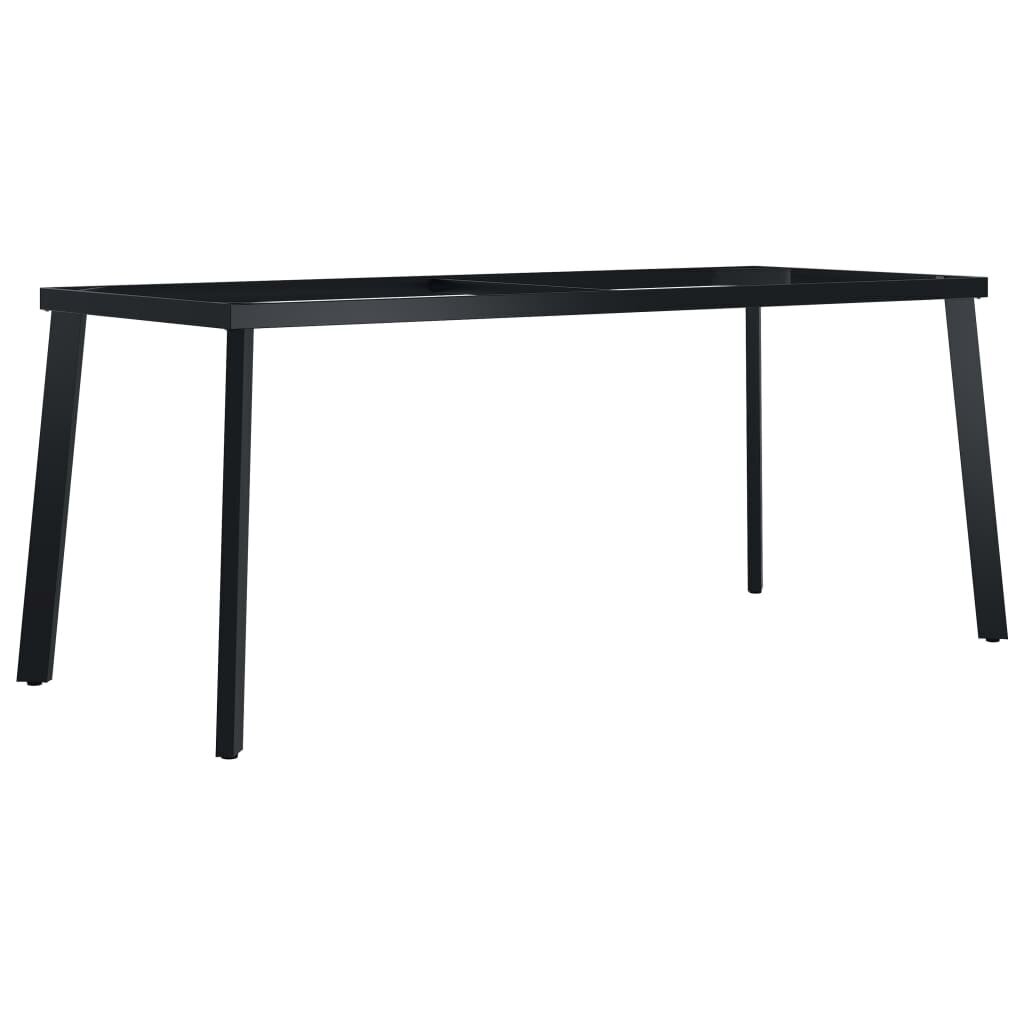 Valgomojo stalo rėmas, 180x80x72 cm, su V formos kojomis kaina ir informacija | Kiti priedai baldams | pigu.lt