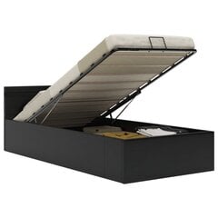 Каркас кровати с LED лентой, 120x200 см, искусственная кожа цена и информация | Кровати | pigu.lt