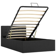 Гидравлический каркас кровати с ящиком для хранения, 90x200см, серый цена и информация | Кровати | pigu.lt