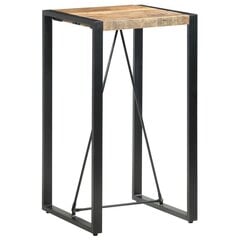 Baro stalas, 60x60x110 cm, rudas kaina ir informacija | Virtuvės ir valgomojo stalai, staliukai | pigu.lt