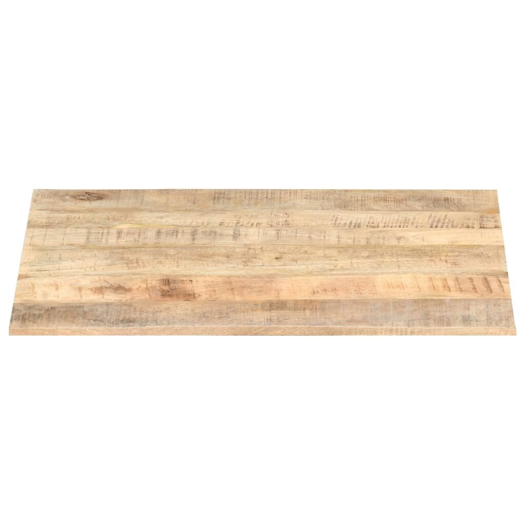 vidaXL Table Top Solid Oak Wood Rectangular 44 mm 100x60 cm