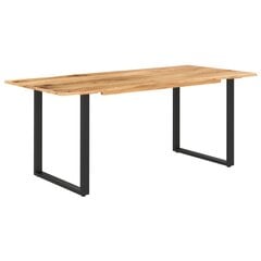Обеденный стол, 180x90x76cм, массив дерева манго цена и информация | Кухонные и обеденные столы | pigu.lt