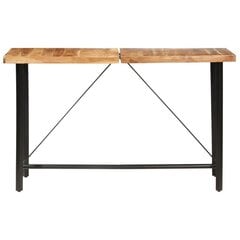 Baro stalas, 180x70x107 cm, rudas kaina ir informacija | Virtuvės ir valgomojo stalai, staliukai | pigu.lt
