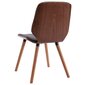 Valgomojo kėdės, 2vnt., pilkos spalvos, audinys kaina ir informacija | Virtuvės ir valgomojo kėdės | pigu.lt