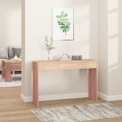 Консольный стол, коричневый цена и информация | Столы-консоли | pigu.lt