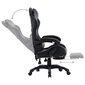 Žaidimų kėdė su pakoja, pilka kaina ir informacija | Biuro kėdės | pigu.lt