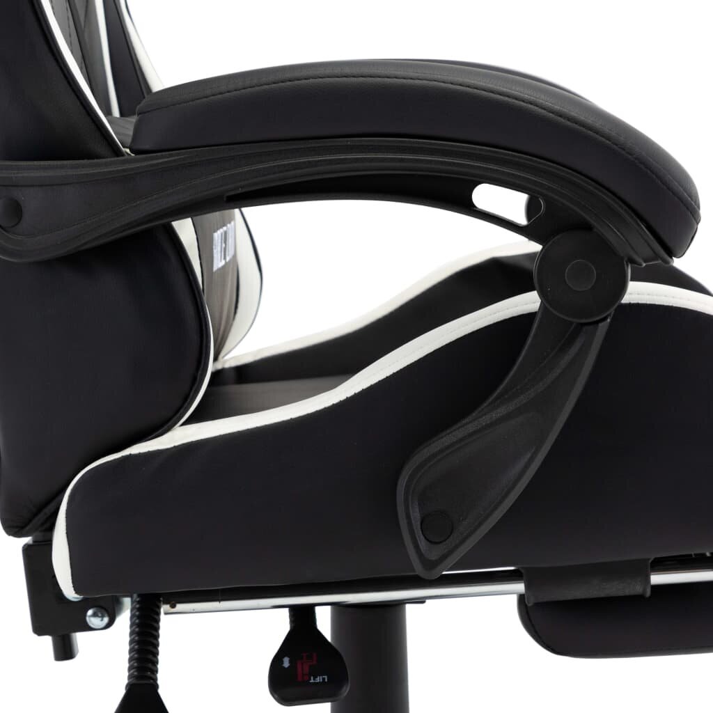 Žaidimų kėdė su pakoju, juodos spalvos kaina ir informacija | Biuro kėdės | pigu.lt