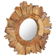 Sieninis veidrodis, 40cm, rudas цена и информация | Зеркала | pigu.lt