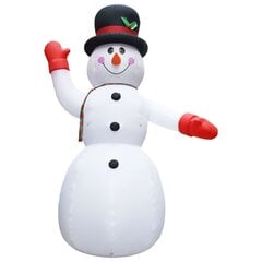 Pripučiamas kalėdinis sniego senis su LED, 600cm, IP44 kaina ir informacija | Dekoracijos šventėms | pigu.lt