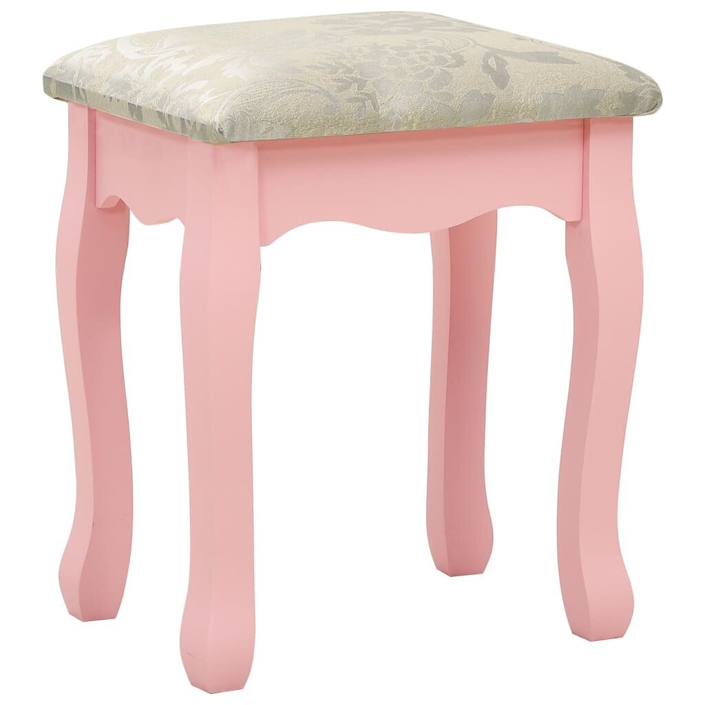 Kosmetinio staliuko rinkinys 80x69x141 cm rožinis kaina ir informacija | Kosmetiniai staliukai | pigu.lt