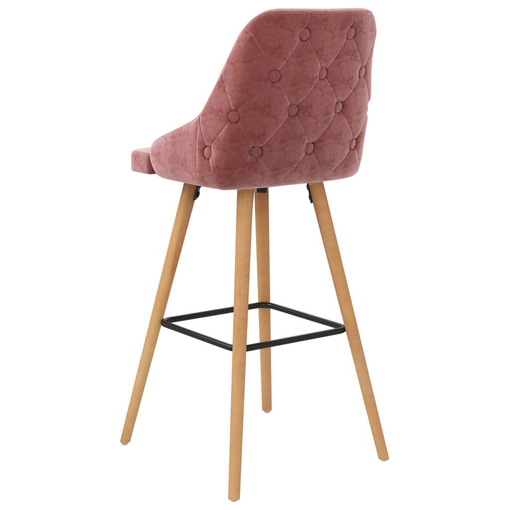 Baro taburetės, 2vnt., rožinės spalvos kaina ir informacija | Virtuvės ir valgomojo kėdės | pigu.lt