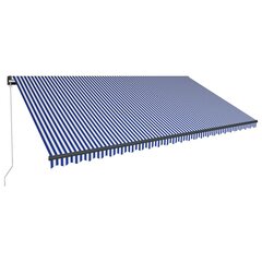 ištraukiama markizė su LED, 600 x 300 cm цена и информация | Зонты, маркизы, стойки | pigu.lt