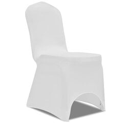 Kėdžių užvalkalai, 18vnt., balti kaina ir informacija | Baldų užvalkalai | pigu.lt
