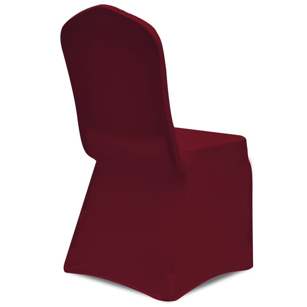 Kėdžių užvalkalai, 18vnt., raudoni цена и информация | Baldų užvalkalai | pigu.lt
