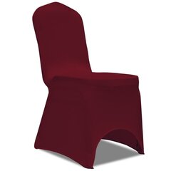Kėdžių užvalkalai, 24vnt., raudoni цена и информация | Чехлы для мебели | pigu.lt