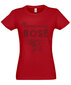 Marškinėliai moterims Darbščiausia bosė, raudoni цена и информация | Marškinėliai moterims | pigu.lt