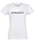 Marškinėliai moterims Verksačy, balti kaina ir informacija | Marškinėliai moterims | pigu.lt