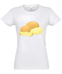 Marškinėliai moterims Bulvės kaina ir informacija | Marškinėliai moterims | pigu.lt