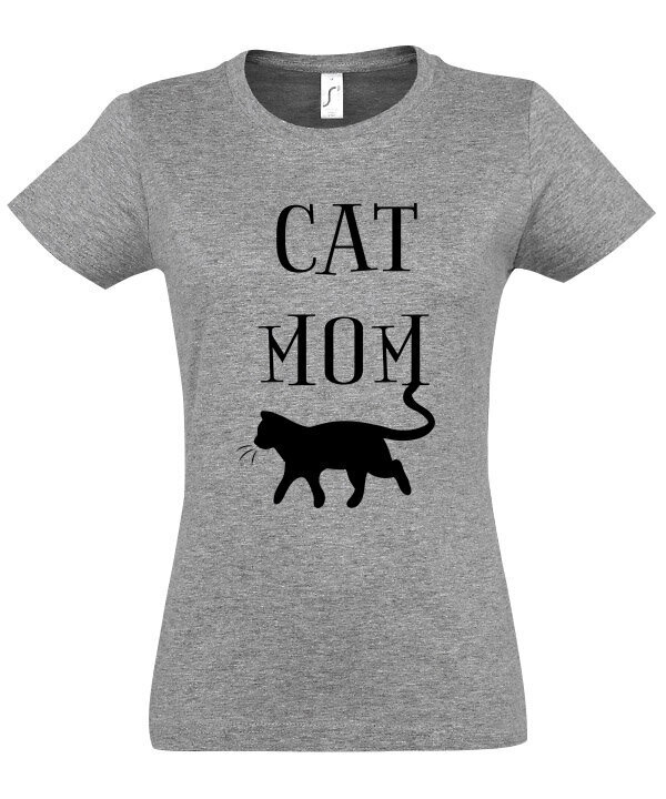 Marškinėliai moterims Cat Lover kaina ir informacija | Marškinėliai moterims | pigu.lt