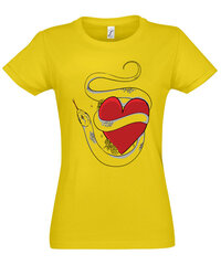 Marškinėliai moterims Gyvatės, geltona kaina ir informacija | Marškinėliai moterims | pigu.lt
