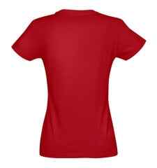 Marškinėliai moterims Šuniukas, raudoni kaina ir informacija | Marškinėliai moterims | pigu.lt