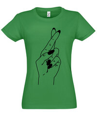 Marškinėliai moterims Promise, žali цена и информация | Женские футболки | pigu.lt