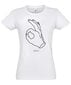 Marškinėliai moterims Okay, balti kaina ir informacija | Marškinėliai moterims | pigu.lt