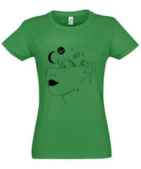 Marškinėliai moterims Kosminės mintys kaina ir informacija | Marškinėliai moterims | pigu.lt