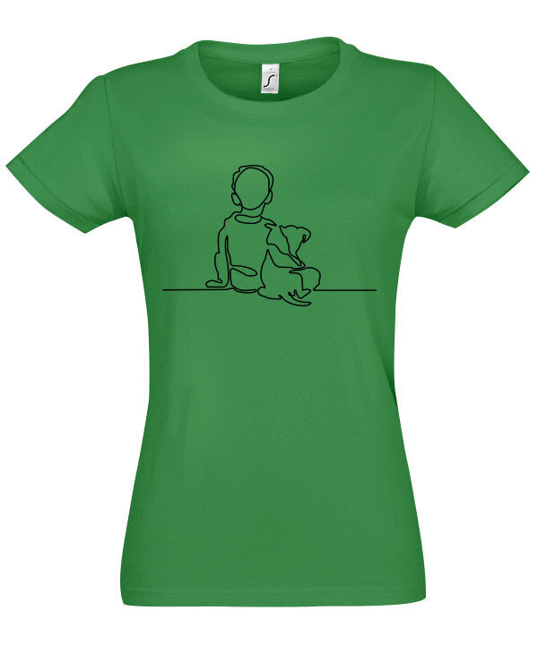 Marškinėliai moterims Draugai, žalia kaina ir informacija | Marškinėliai moterims | pigu.lt