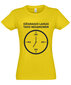 Marškinėliai moterims Ožiaragio laikas, geltoni цена и информация | Marškinėliai moterims | pigu.lt