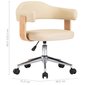 Pasukama biuro kėdė, kreminės spalvos kaina ir informacija | Biuro kėdės | pigu.lt