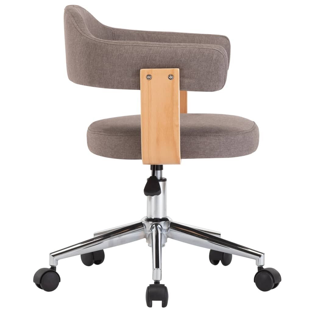 Pasukama biuro kėdė, pilka kaina ir informacija | Biuro kėdės | pigu.lt