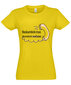 Marškinėliai moterims Neskambink man, geltoni kaina ir informacija | Marškinėliai moterims | pigu.lt