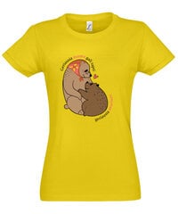 Marškinėliai moterims Geriausia mama gali tapti geriausia močiute, geltoni kaina ir informacija | Marškinėliai moterims | pigu.lt