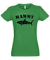 Marškinėliai moterims Family Mammy Shark, žali kaina ir informacija | Marškinėliai moterims | pigu.lt