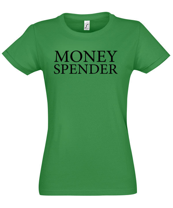 Marškinėliai moterims Money Spender kaina ir informacija | Marškinėliai moterims | pigu.lt