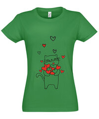Marškinėliai moterims Meilės lietus kaina ir informacija | Marškinėliai moterims | pigu.lt