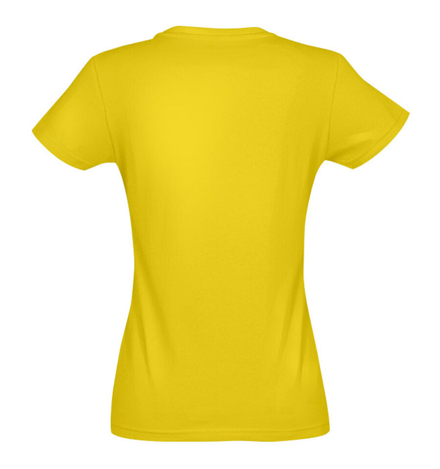 Marškinėliai moterims Pica - kalėdinė eglutė, geltoni цена и информация | Marškinėliai moterims | pigu.lt
