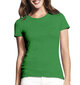 Marškinėliai moterims Kalėdinė lapė - snapė, žali kaina ir informacija | Marškinėliai moterims | pigu.lt
