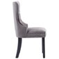 Valgomojo kėdės, 4vnt., pilkos spalvos kaina ir informacija | Virtuvės ir valgomojo kėdės | pigu.lt