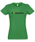 Marškinėliai moterims Nuotakos komanda, žali цена и информация | Marškinėliai moterims | pigu.lt