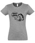 Marškinėliai moterims Niekam neįdomu, pilki kaina ir informacija | Marškinėliai moterims | pigu.lt
