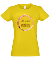 Marškinėliai moterims Kava bosė kaina ir informacija | Marškinėliai moterims | pigu.lt