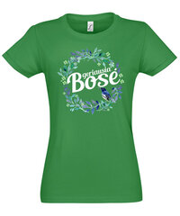 Marškinėliai moterims Geriausia bosė, žali kaina ir informacija | Marškinėliai moterims | pigu.lt