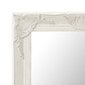 Barokinis sieninis veidrodis, 60 x 40 cm, baltas цена и информация | Veidrodžiai | pigu.lt