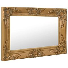 Настенное зеркало в стиле барокко, 60 x 40 см, золотое цена и информация | Зеркала | pigu.lt